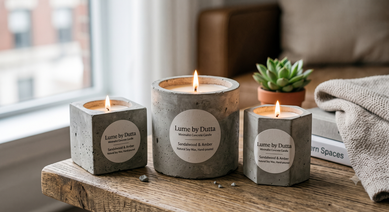 CONCRITE CANDLES